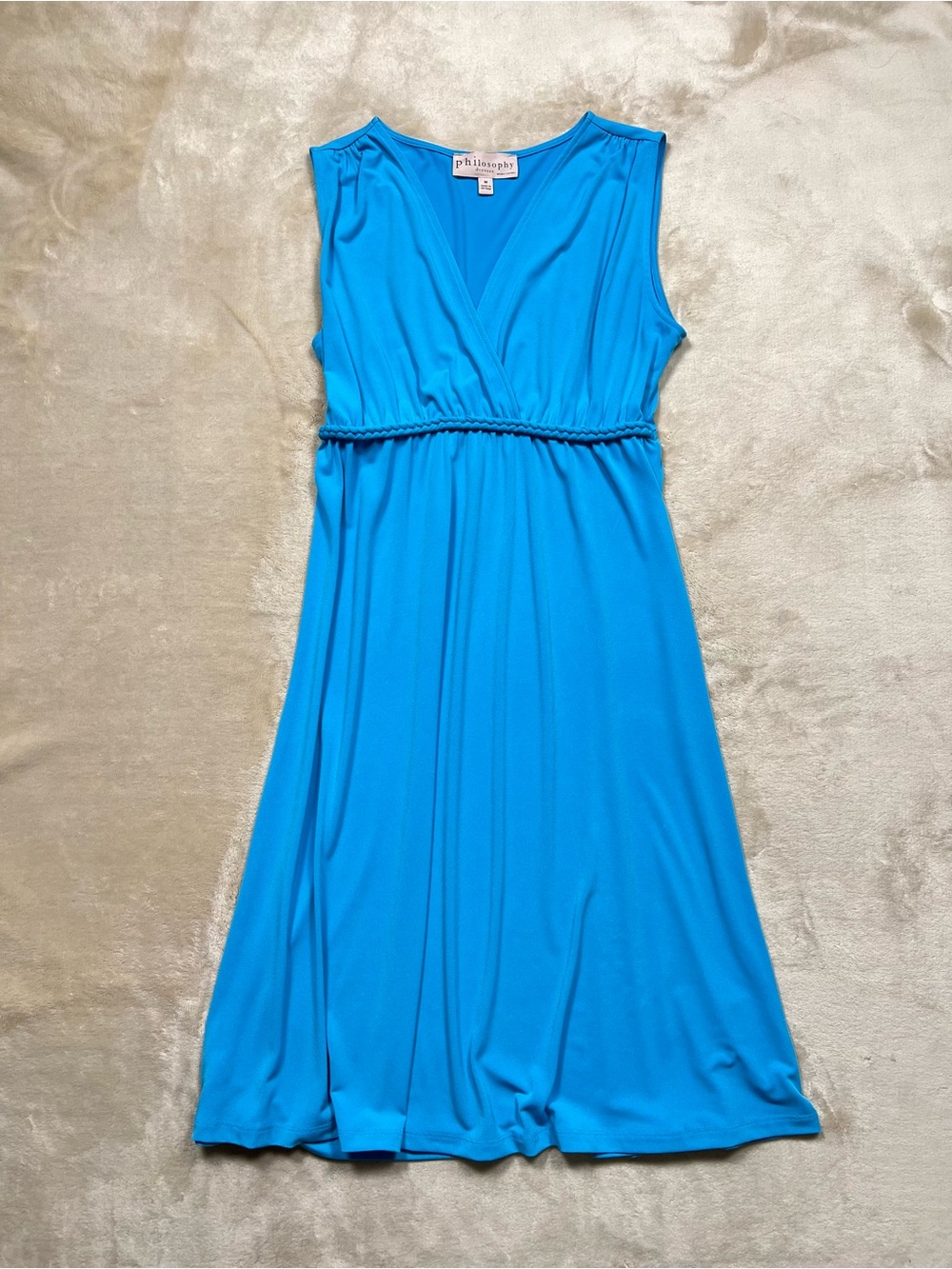 Philosophy Dress Turquoise Blue Medium